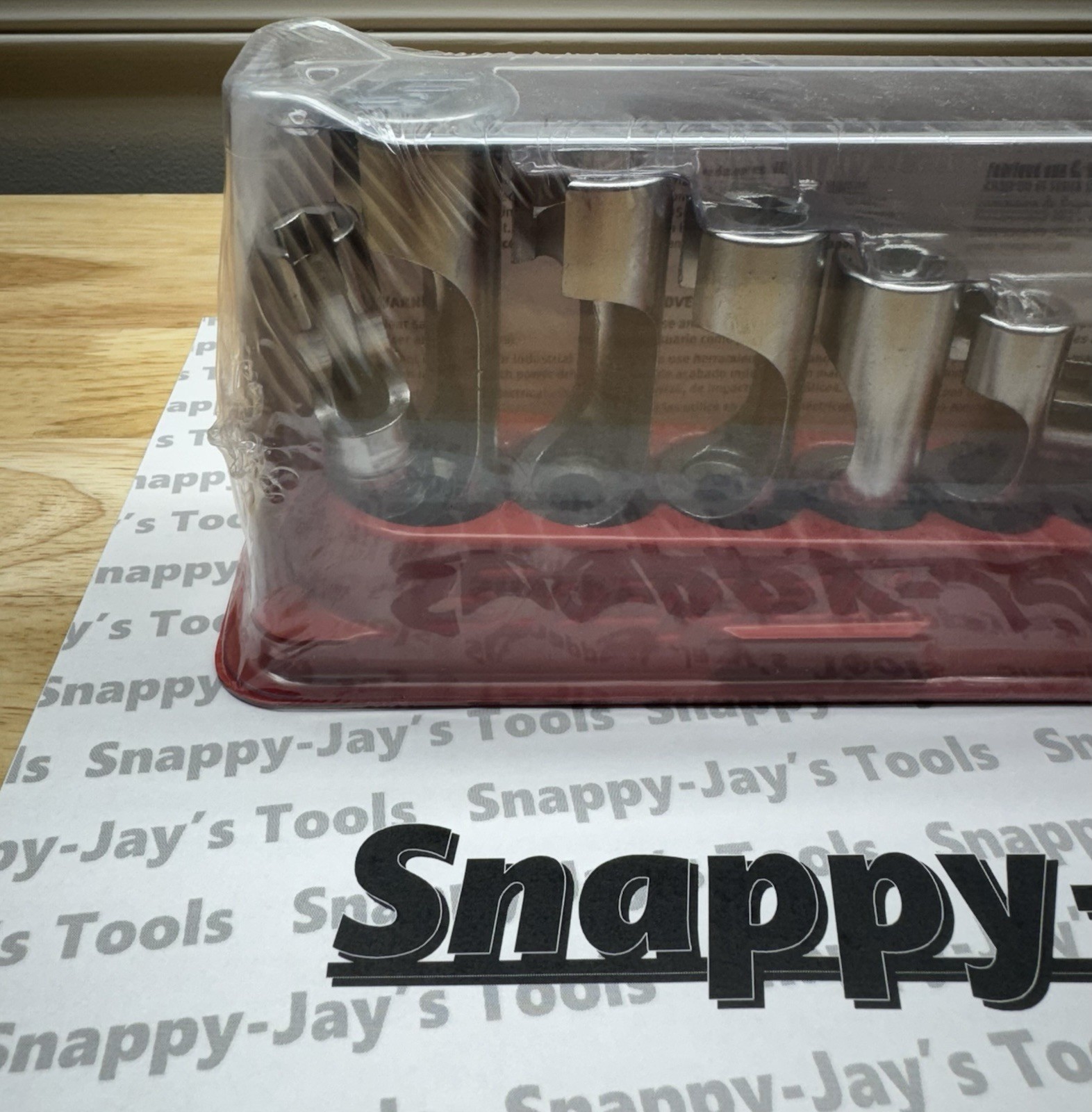 Snap-on Tools USA NEW 7pc 3/8″ Drive SAE Deep 6pt Flare Nut Socket Set 207FRX