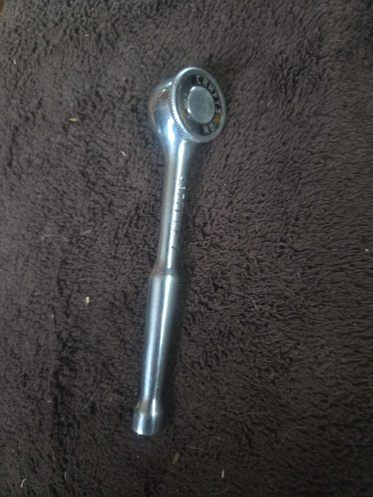 Vintage Craftsman 43771 EE 7 1/4″ Inch Drive Chrome Ratchet Thumb Wheel NICE!