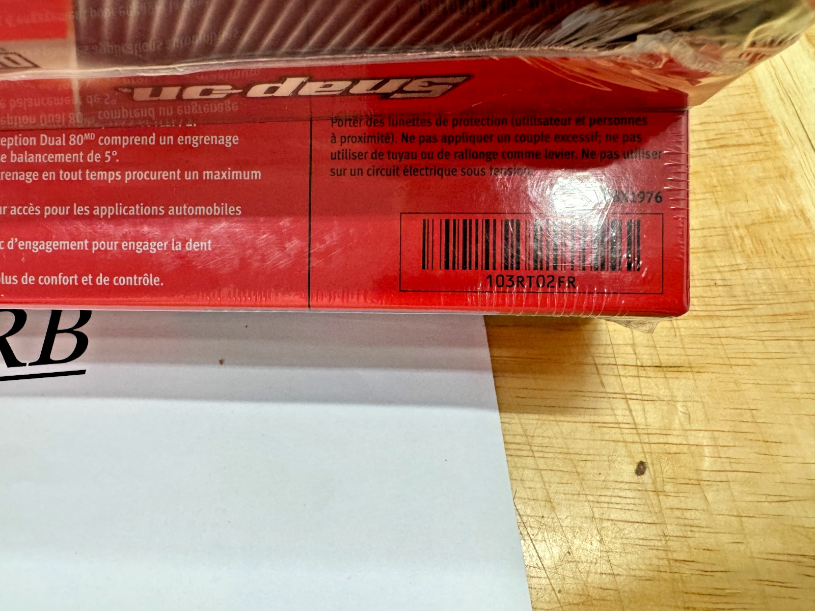 Snap-on Tools USA NEW 6pc 1/4″ Drive Chrome Fixed Flex Head Ratchet RED FOAM Set