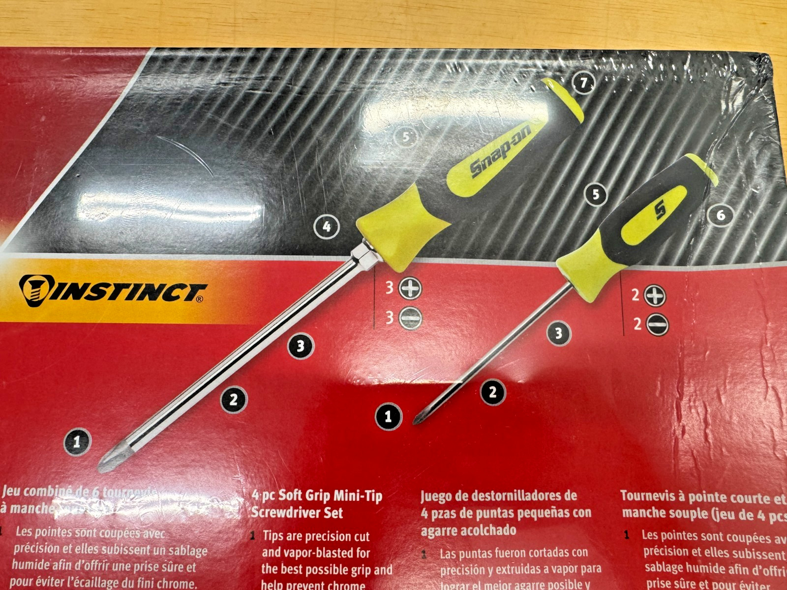 Snap-on Tools USA NEW 10pc HIVIZ Soft Grip Phillips & Flat Head Screwdriver Sets