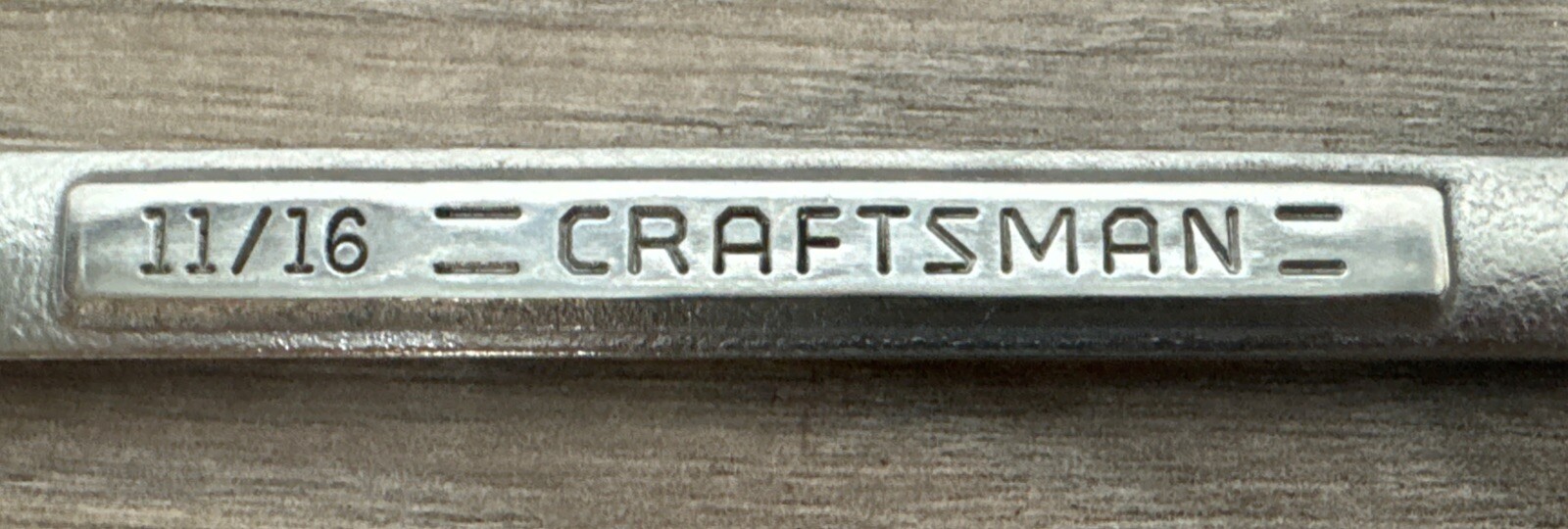 Craftsman 11/16in. Combination Wrench Forged VA 44698 Made in USA