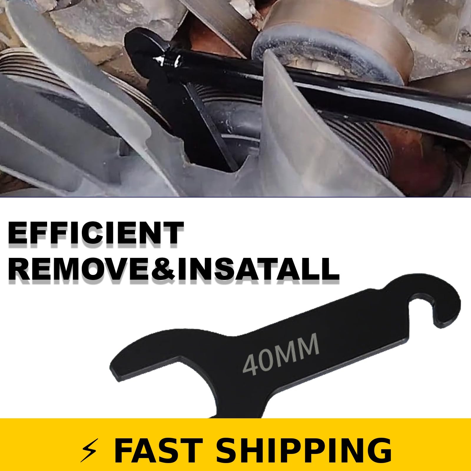 XiTuanYuan 8PCS Pneumatic Fan Clutch Wrench Kit for Ford, GM, Jeep