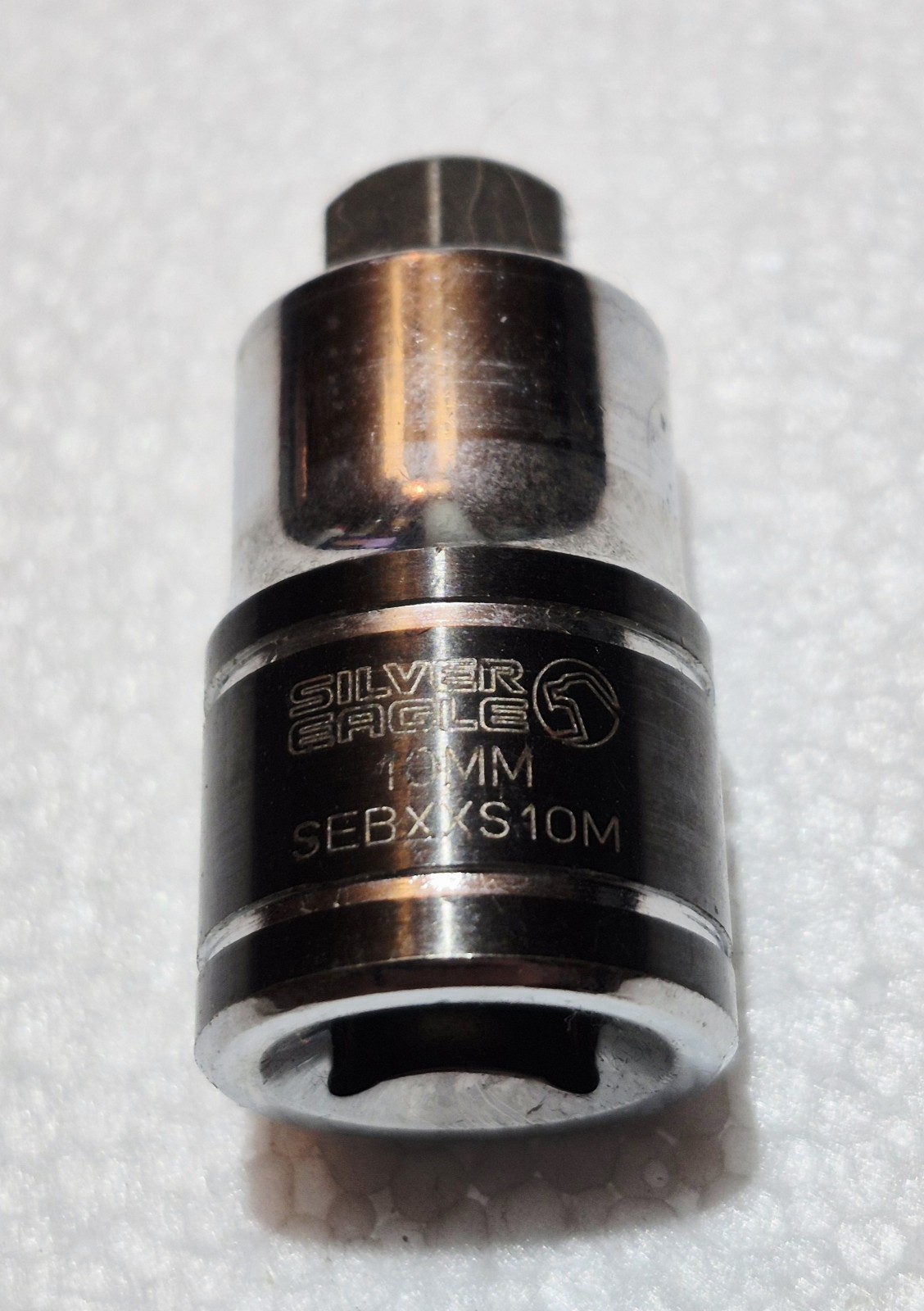 Matco Tools Silver EAGLE SEBXXS10M 3/8″ Drive Stubby 10mm Allen Socket Hex.Disco