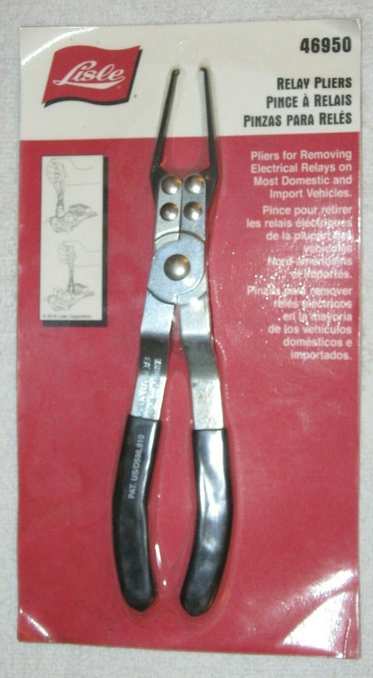 NEW LISLE TOOL 46950 RELAY PULLER PLIERS FOR AUTOMOTIVE INDUSTRIAL AGRICULTURAL