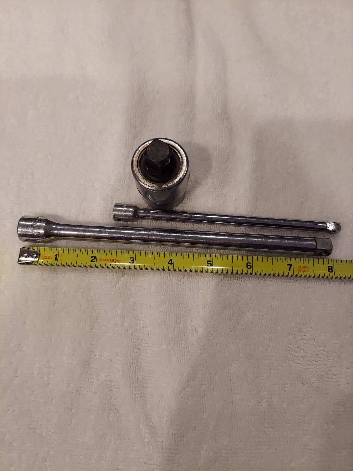 Mac Tools RA12-A 1/2″ Ratcheting Adaptor X8E 3/8″ Extension M6EW 1/4″ Extension