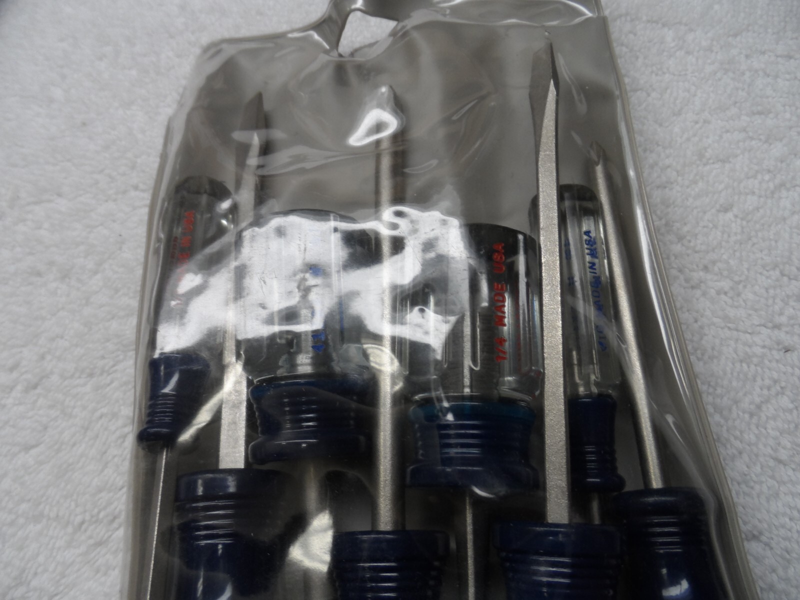 Craftsman Phillips Slotted Screwdriver Set, NOS USA (8 pcs in bag) – PN 41507