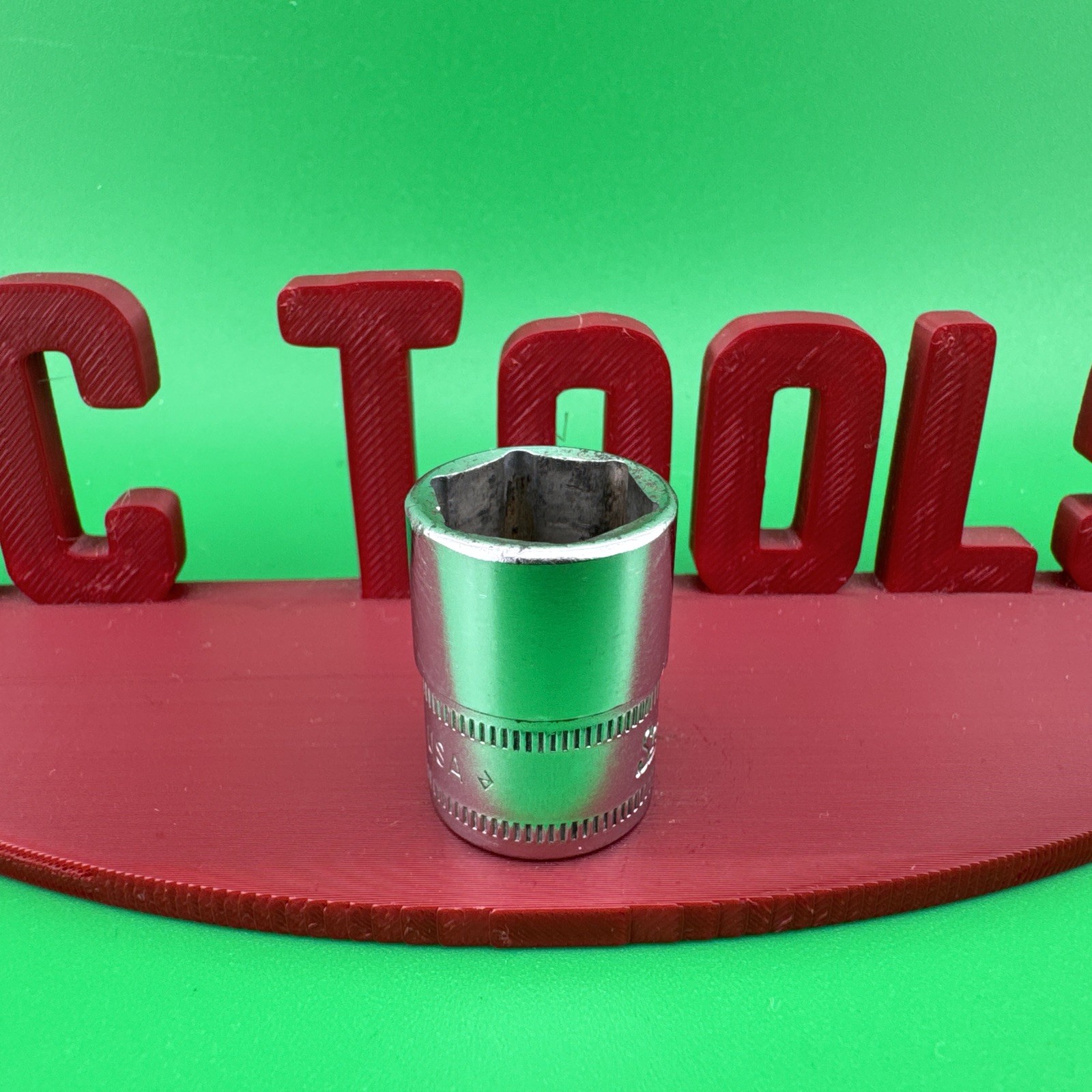 Snap On FSM141 3/8″ Drive 6-Point Metric 14mm Shallow Chrome Socket 3