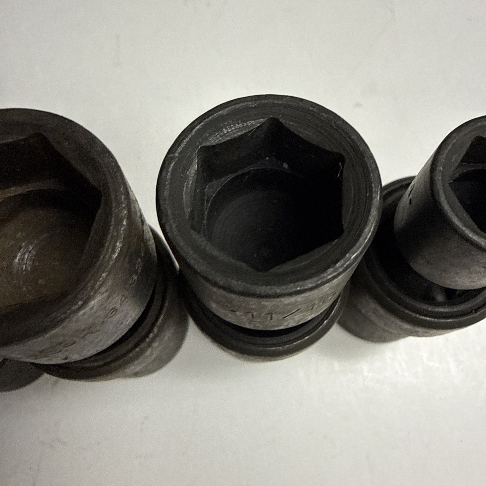 SK 4pc 1/4″ Dr 6pt SAE Swivel Impact Socket Set 1/2, 11/16, 3/4, 7/8