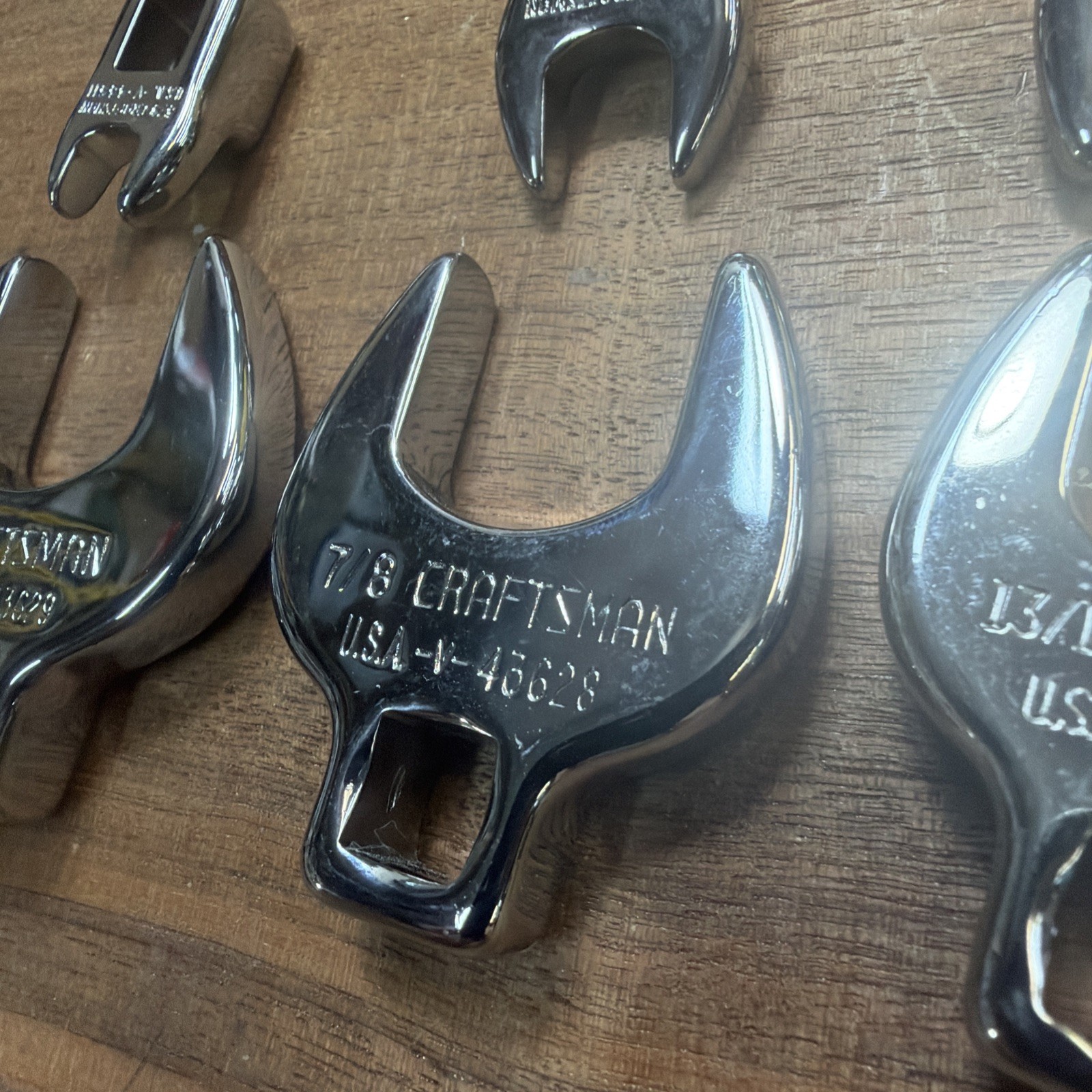 Craftsman USA Crowfoot VTG Set 3/8″ Dr. SAE 10pc 3/8″ to 1″ -V- Series FREE SHIP