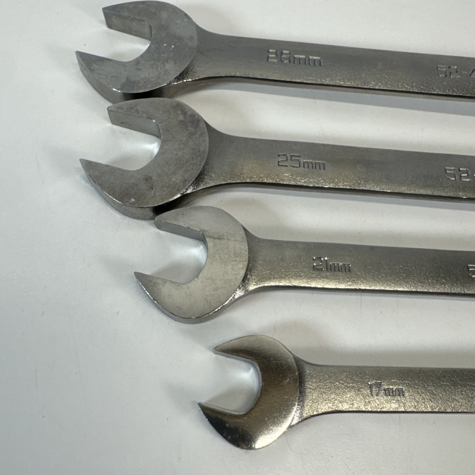 Armstrong USA Metric Combination Wrench Lot 17mm 21mm 25mm 26mm