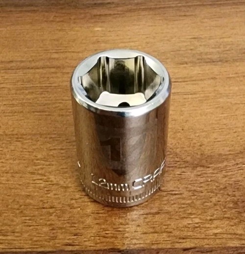 Craftsman 12mm 6 Point 1/4″ Drive Z-AL 34608 Easy Read (Stamped & Etched)