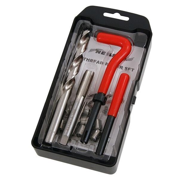 Neilsen 15Pcs Thread Repair Helicoil Type Set M12 x 1.5-16.3mm Long Coils CT2747