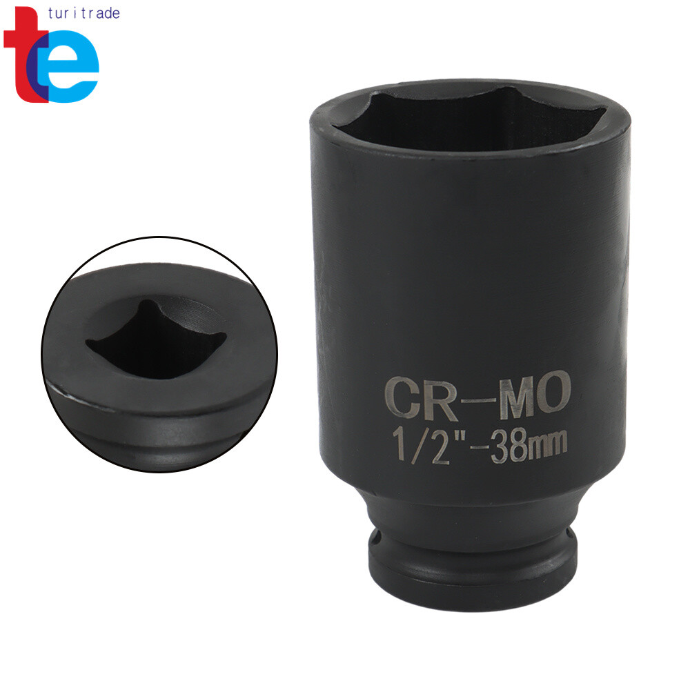 9Pcs Deep Impact Socket Set 1/2″ Drive Metric Axle Hub Nut Socket 29-38mm