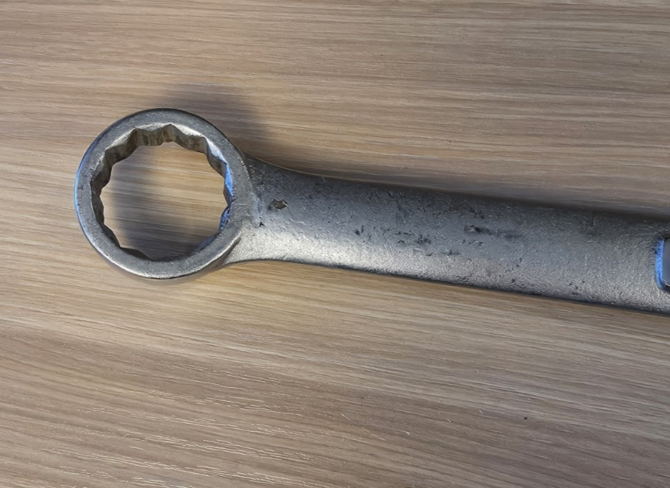 Craftsman V 44707 1-1/8 in SAE Combination Wrench 12 Pt Forged USA Vintage 15″