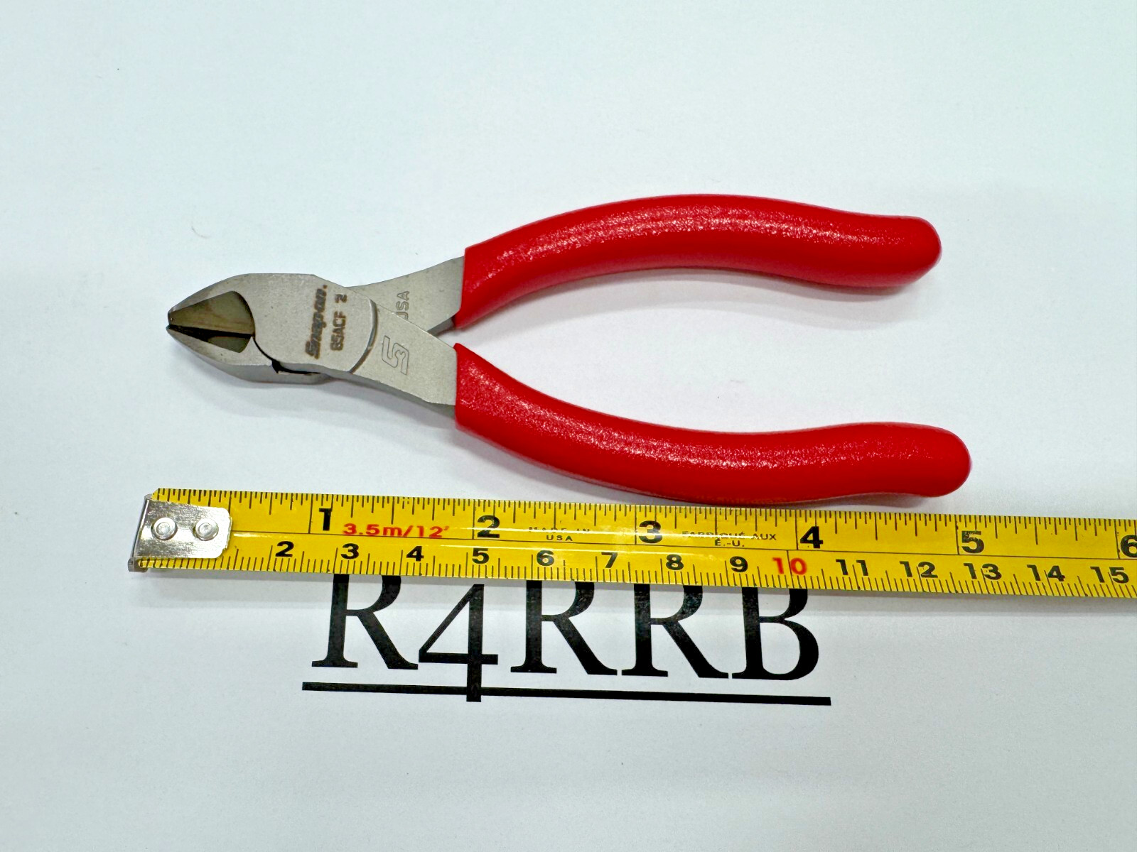 Snap-on Tools USA NEW RED 5″ Soft Grip Small Diagonal Cutter Pliers 85ACF