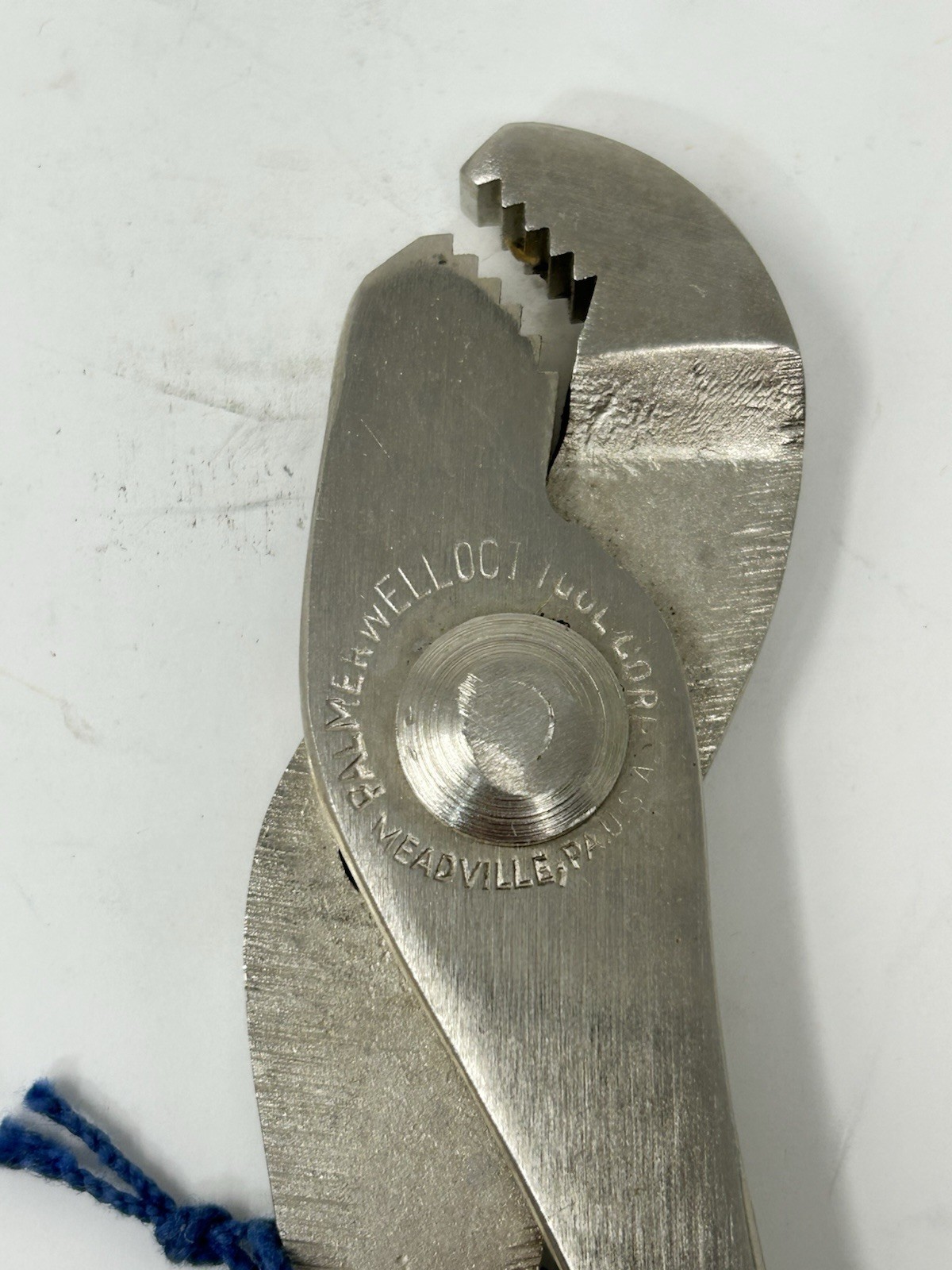 Vintage – NOS Palmer Welloct 7″ Slip Joint Battery Pliers No. 207 🇺🇸