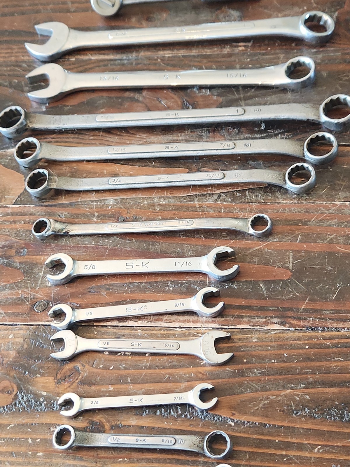 Lot Of 14 SK-Wayne Ratches And Wrenches. Mostly Sk