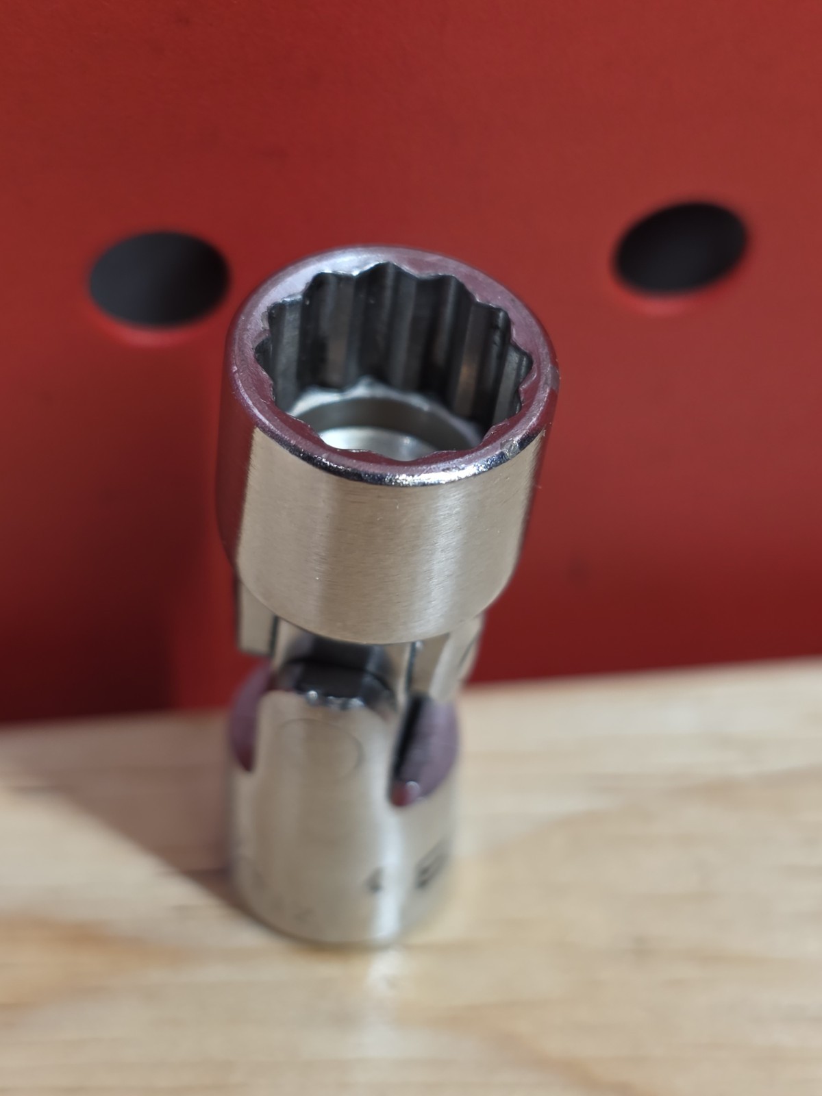 Snap-on TMU121 3/8” SAE 1/4” Drive 12-Point Swivel Wobble Socket USA See Details
