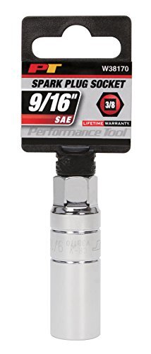Performance Tool W38170 3/8″ Dr 9/16″ Spark Plug Socket