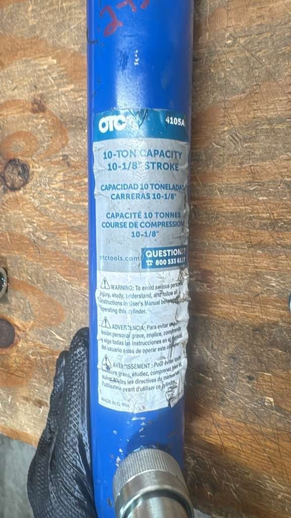 OTC 4105A 10 Ton Hydraulic Single Acting Cylinder pro rebuilt tested best price