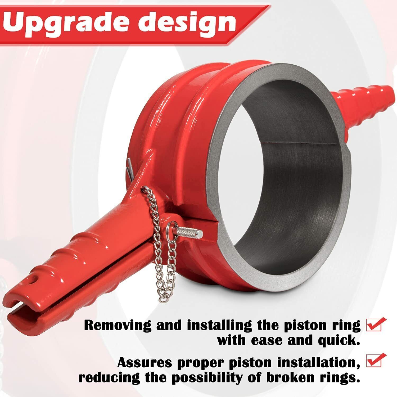 7040 Piston Ring Compressor Tool For CAT Cummins Diesel ISX 3400 C-15 5.40»