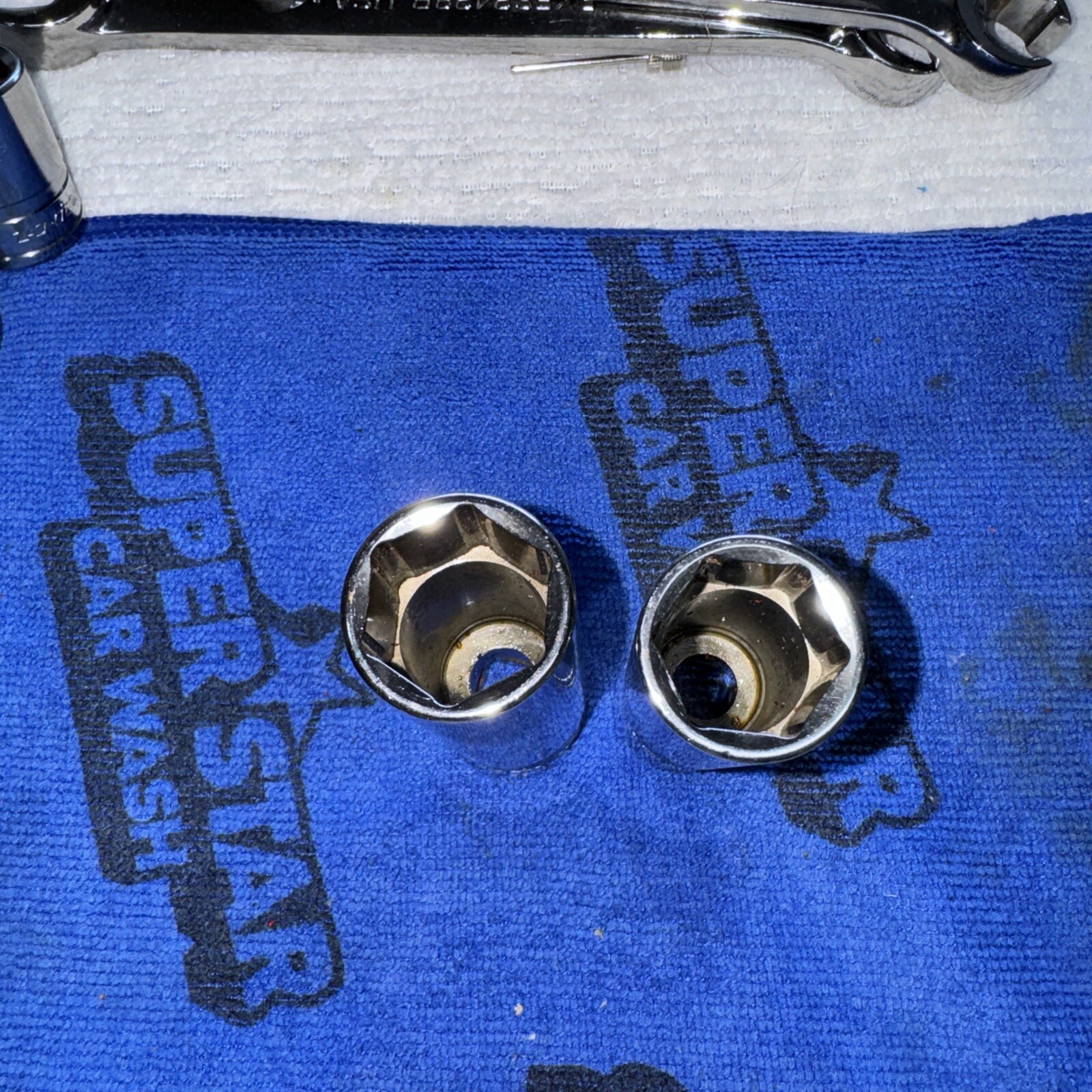 Snap On Deep 1/2 Drive Sockets 7/8,13/16