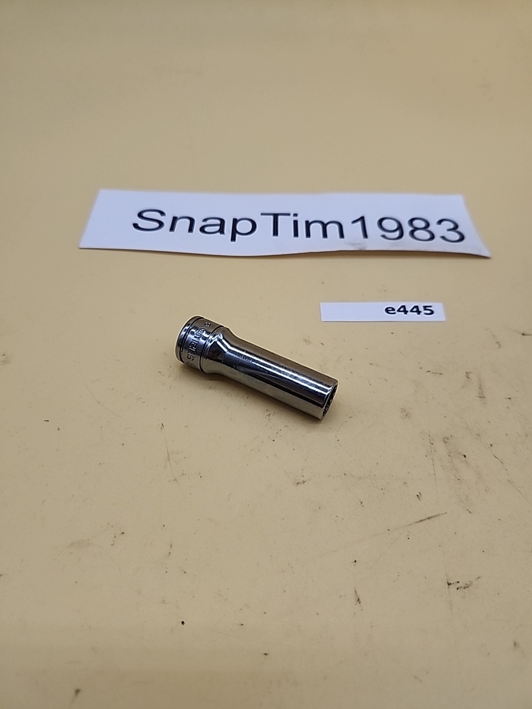 Snap-on Tools SF121, 3/8″, 3/8″ Drive, 12 Point, Chrome Deep Socket USA