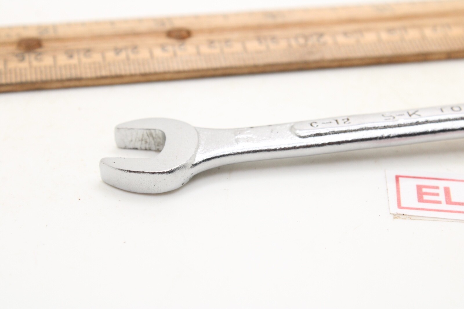 S-K Tools C-12 3/8″ 6 Point SAE Combination Wrench 4.5″ USA