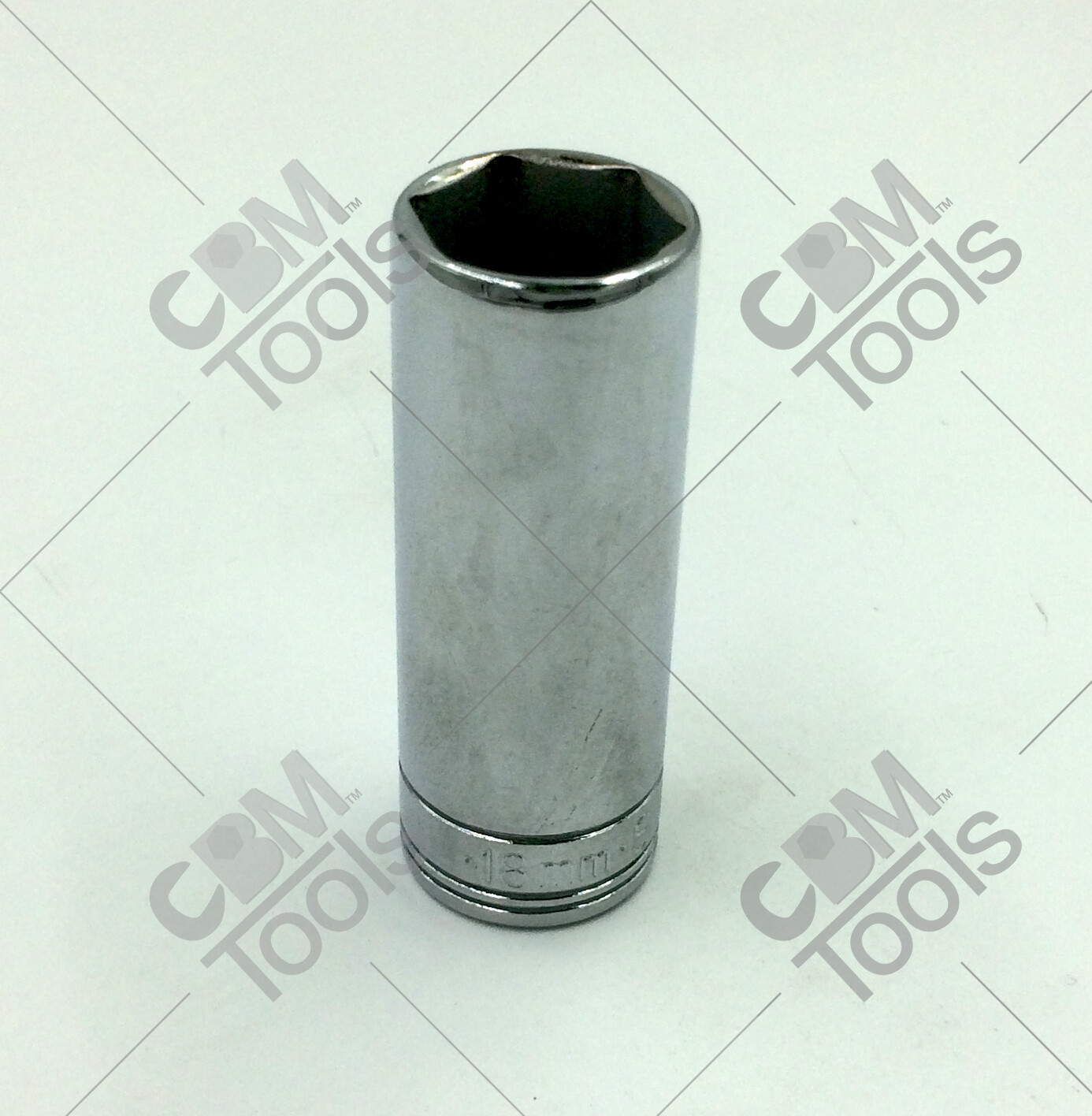 SK Hand Tools 8418 18mm 3/8″ Drive 6pt Deep Chrome Socket