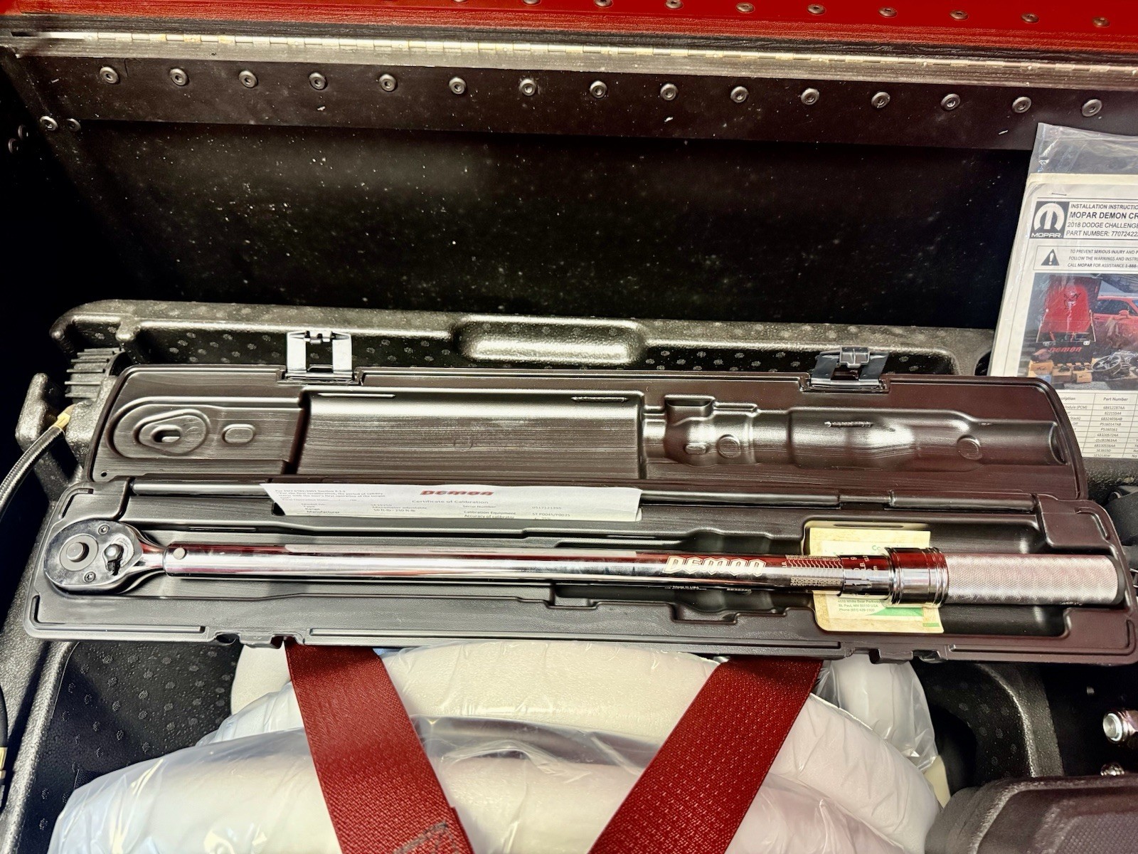 Dodge Demon SRT Snap-on Torque Wrench 1/2in Drive 50-250 ft-lb Ratcheting