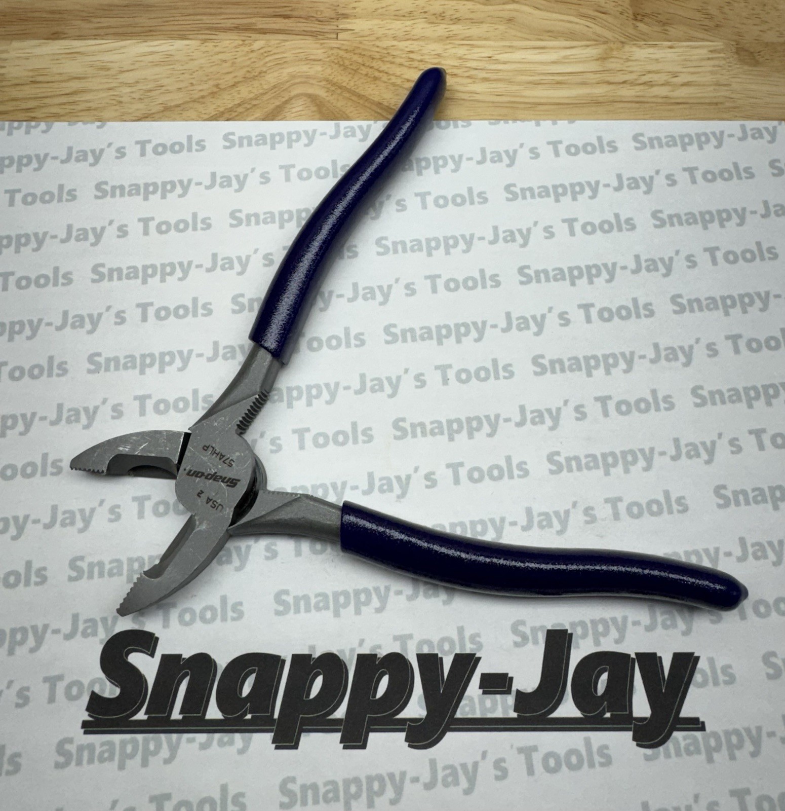 Snap-on Tools USA NEW 7″ DARK PURPLE Lineman’s Pliers 57AHLP