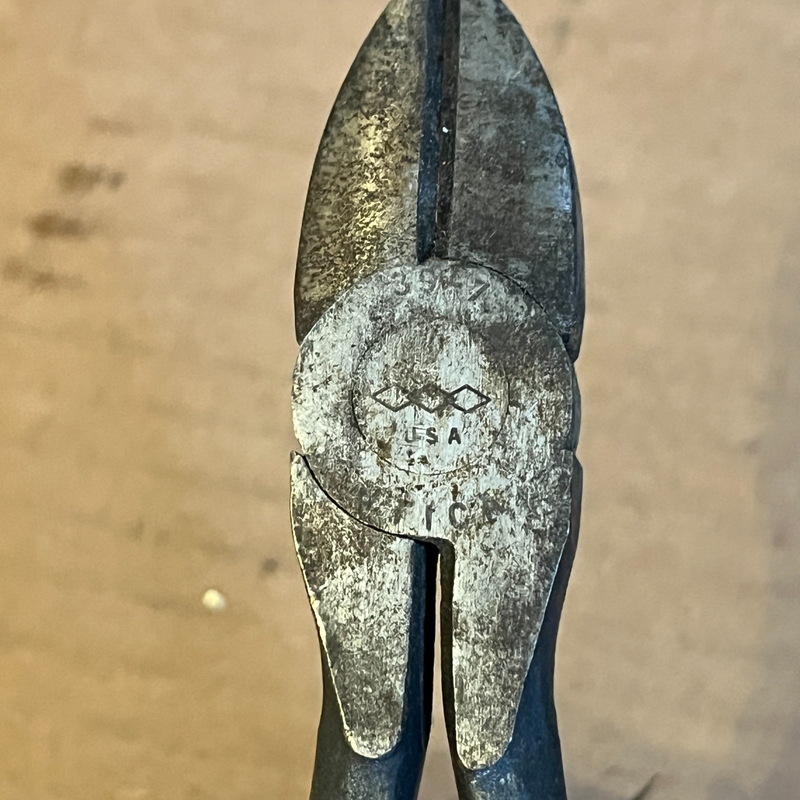 Vintage Utica 39-7 Diagonal Cutters Nipper Pliers 7.5” Long VTG