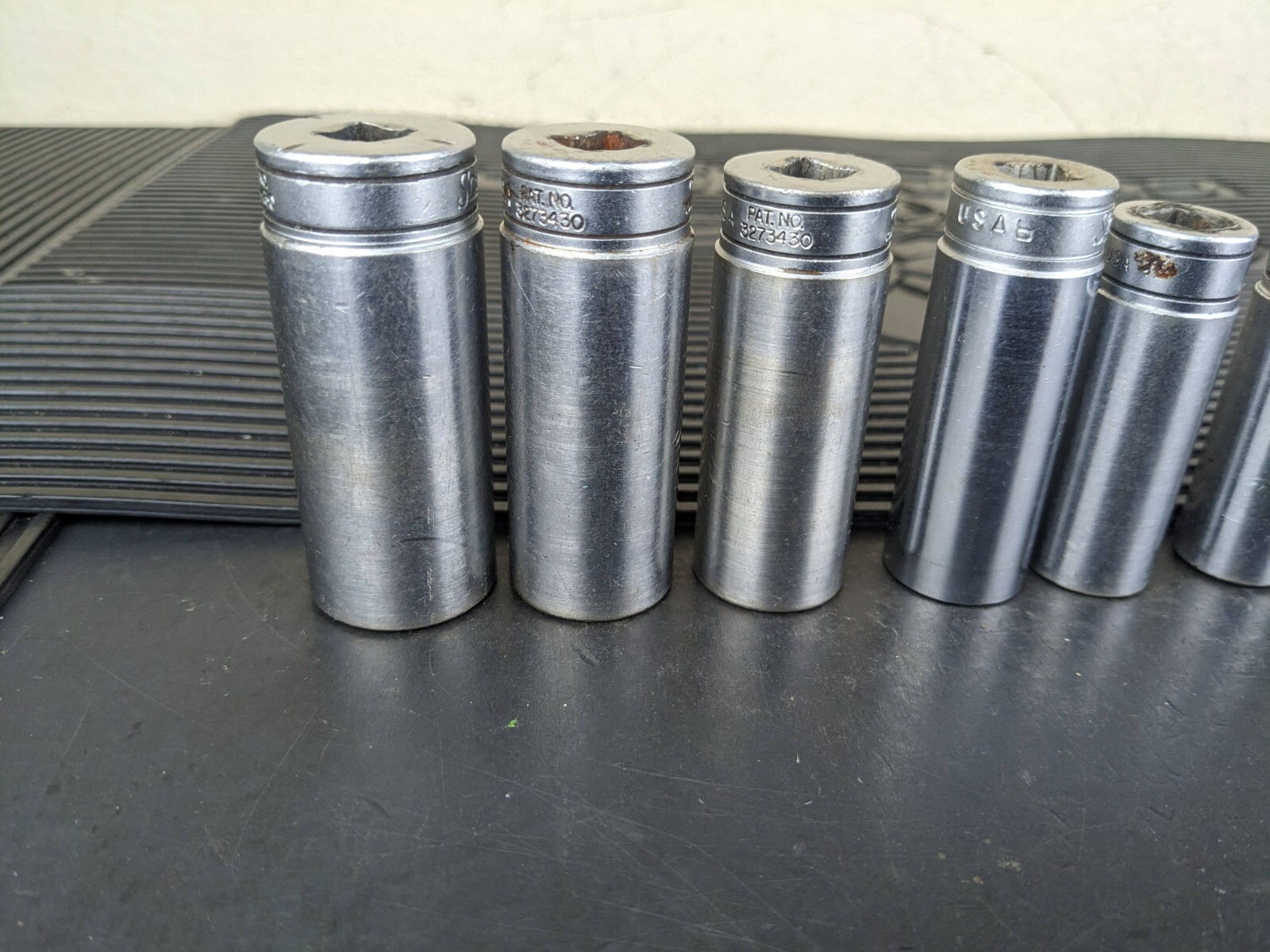 #bg227 Snap on Tools 211SFSY 3/8″ Drive Deep Chrome Socket Set Socket Set