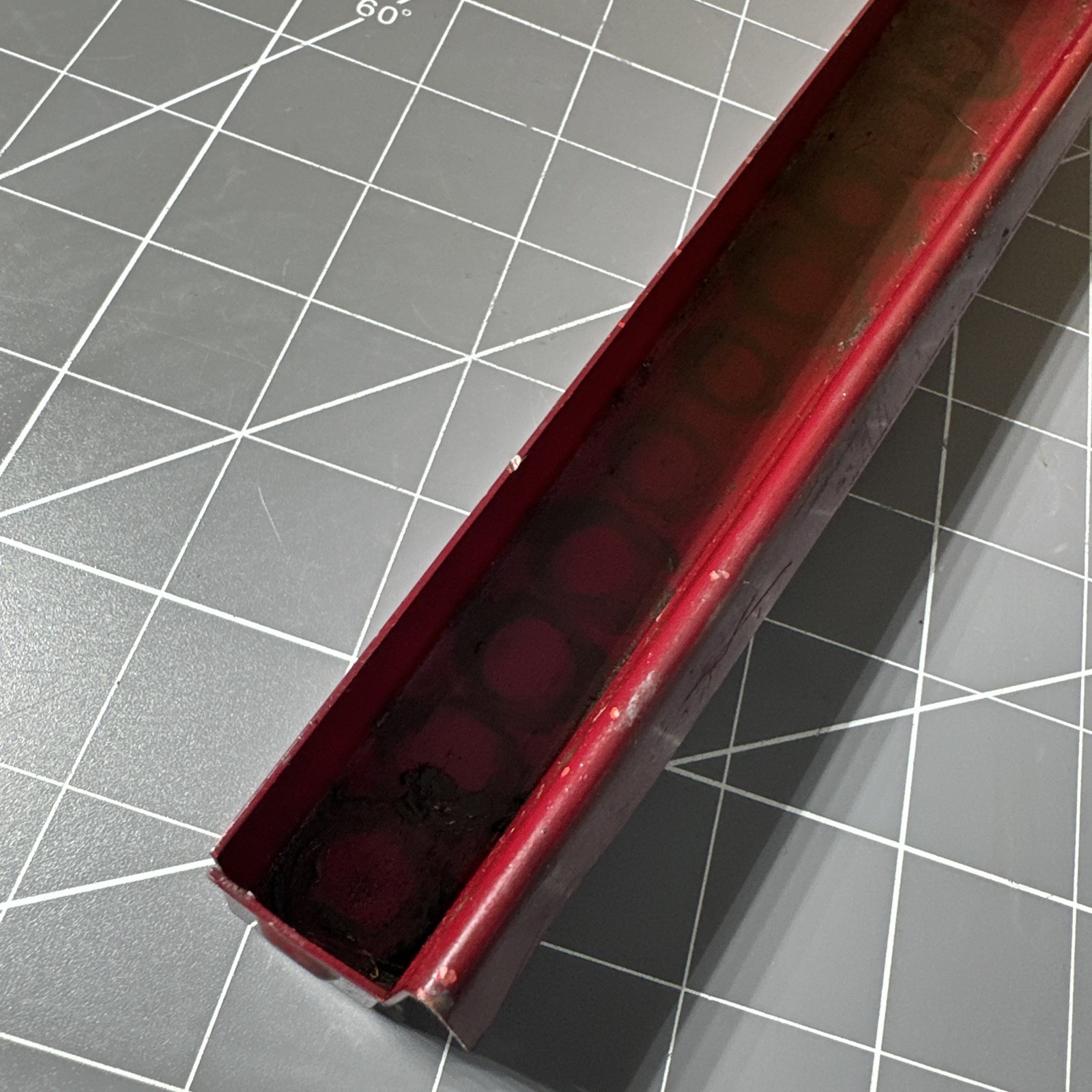Vintage Snap-on KRA159 Metal Mid Socket Tray – Rare Royal Maroon 11.5”