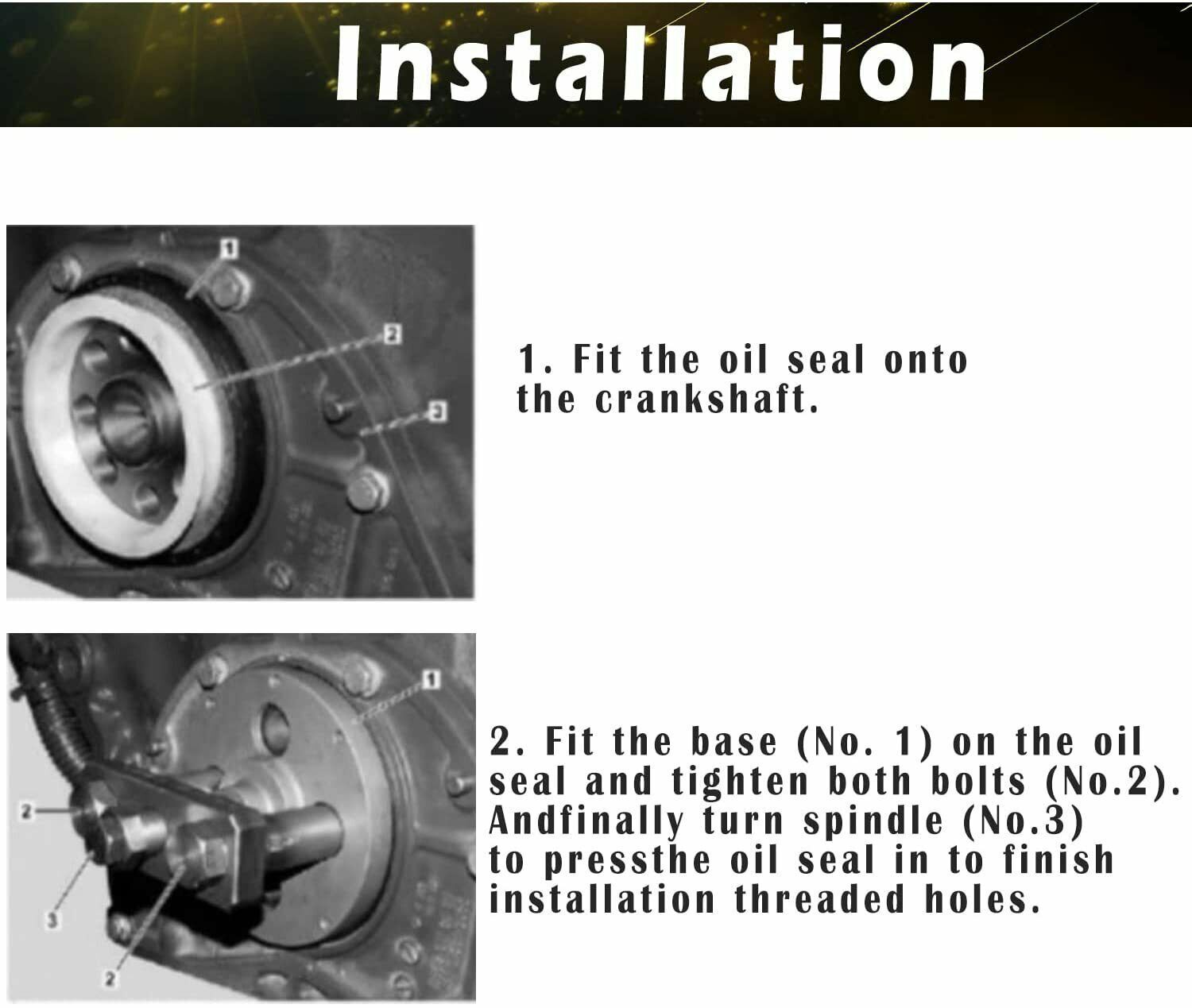 W541589023300 for Detroit DD13 DD15 Front Crankshaft Seal Remover/Installer Tool