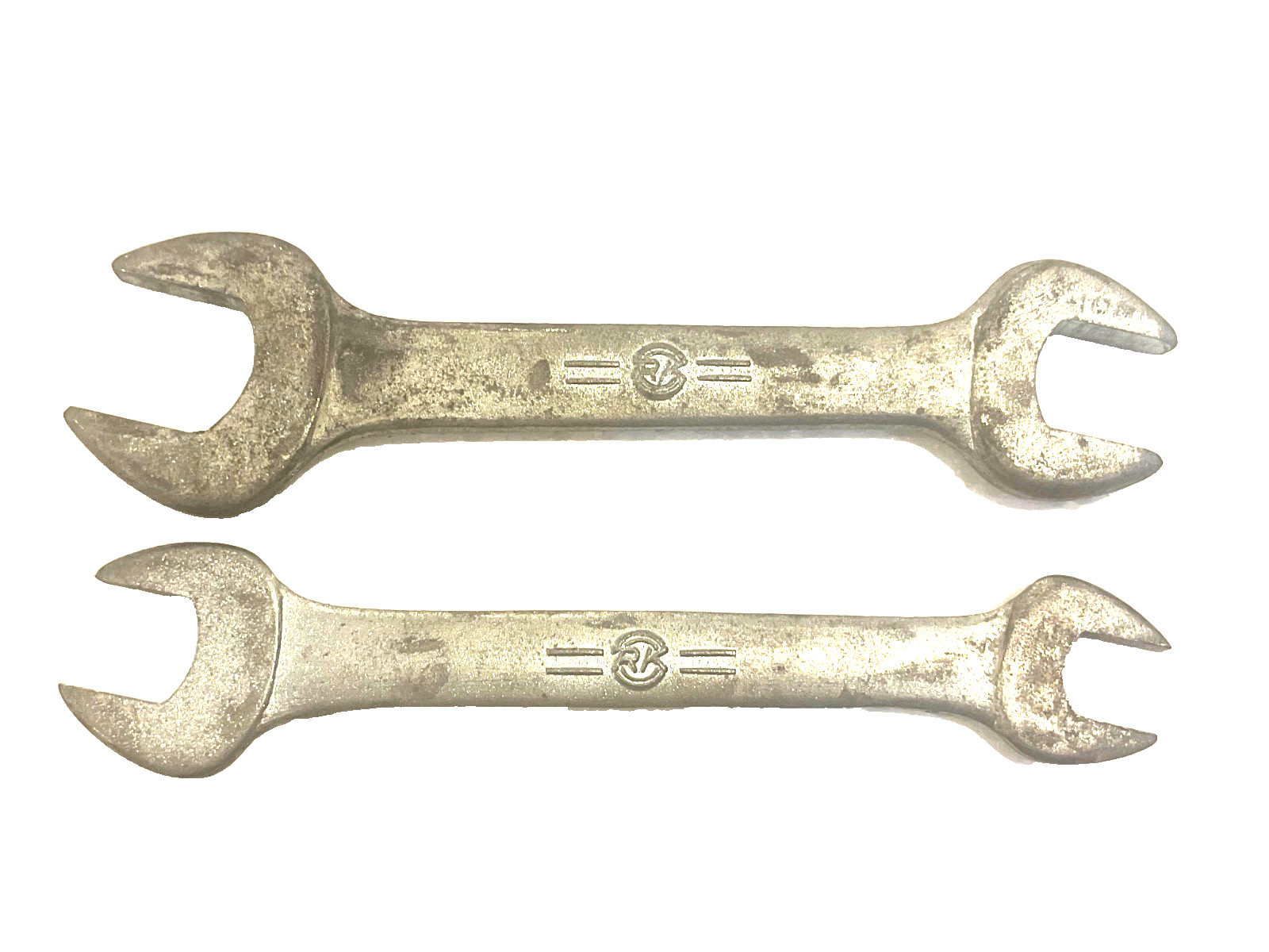 (2) HONDA MOTORS OPEN END WRENCHES, 10mm x 12mm & 14mm x 17mm, for MOTORCYCLE
