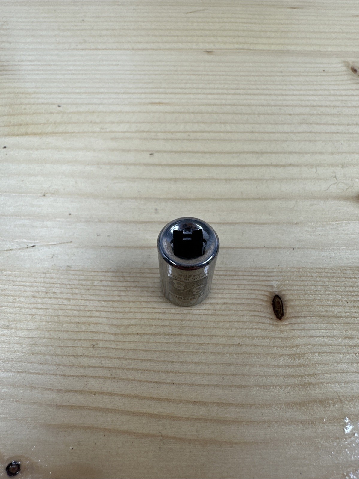 Craftsman 3/8″ 6 Point 1/4″ Drive Shallow Easy Read Laser Etched Socket 34596