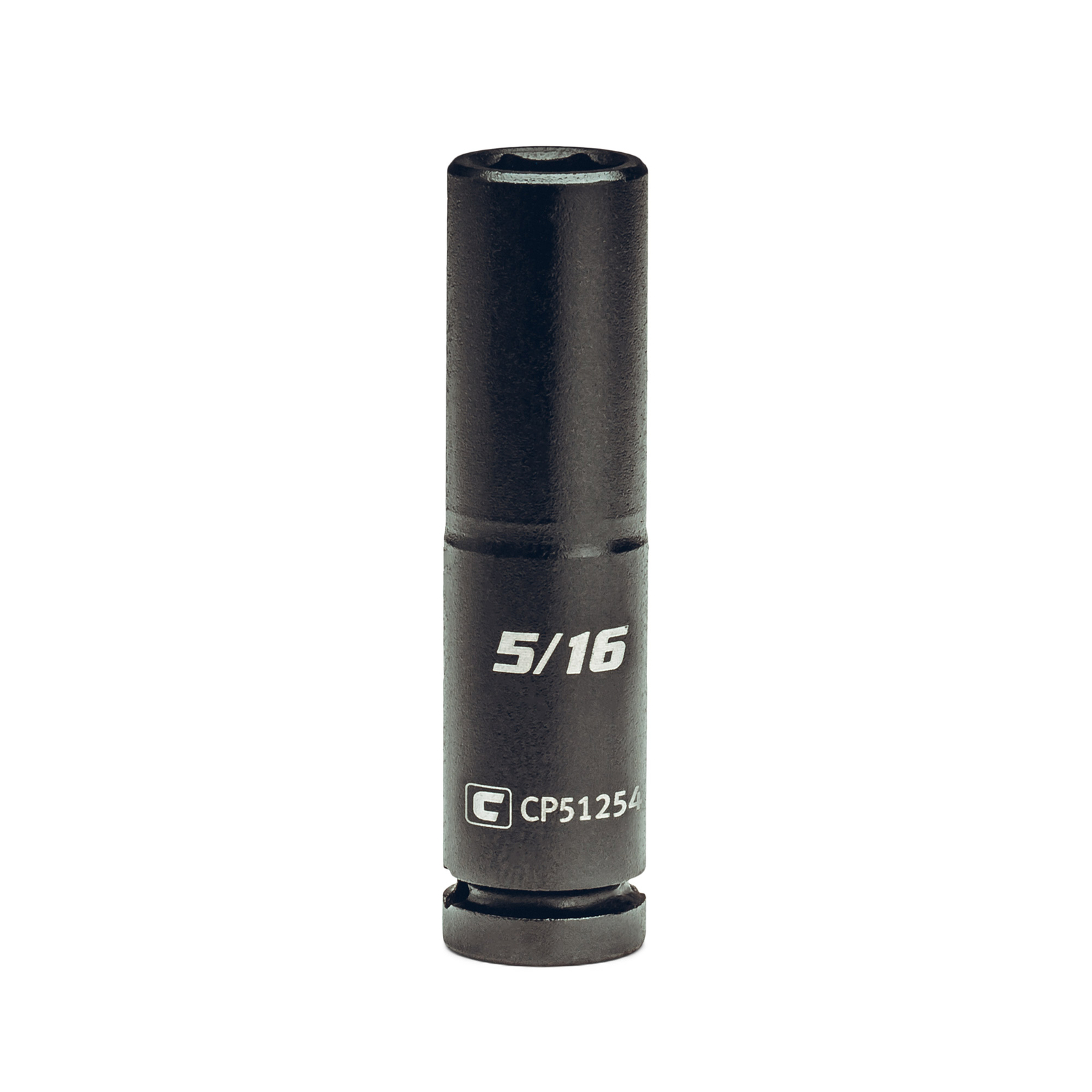 Capri Tools Deep Impact Socket, 1/4 in. Drive, 6-Point, SAE 3/16 to 9/16 in