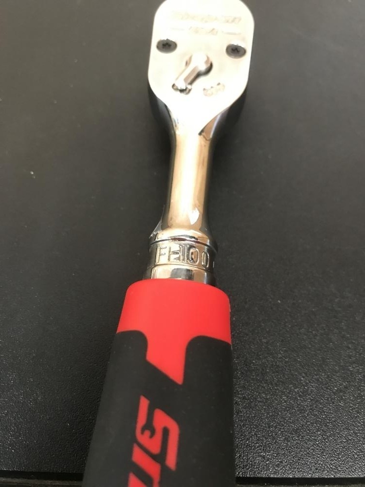 Snap-on FH100 3/8″ Drive 100-Tooth Soft Grip Ratchet Tool Made in USA Genuine