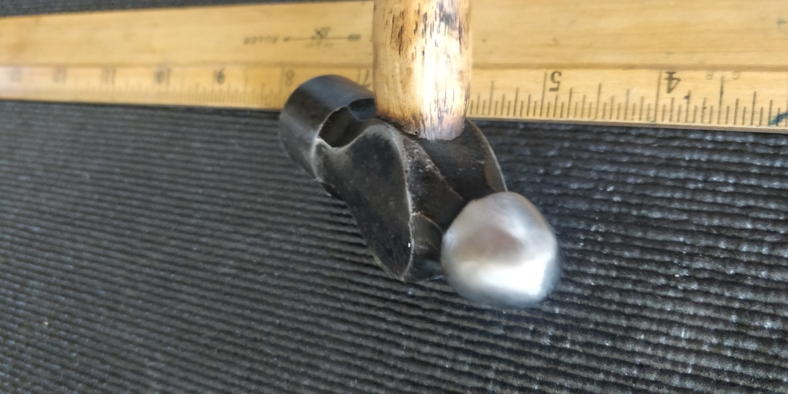 Vintage True Temper No. 1308 Ball Peen Hammer Made In USA