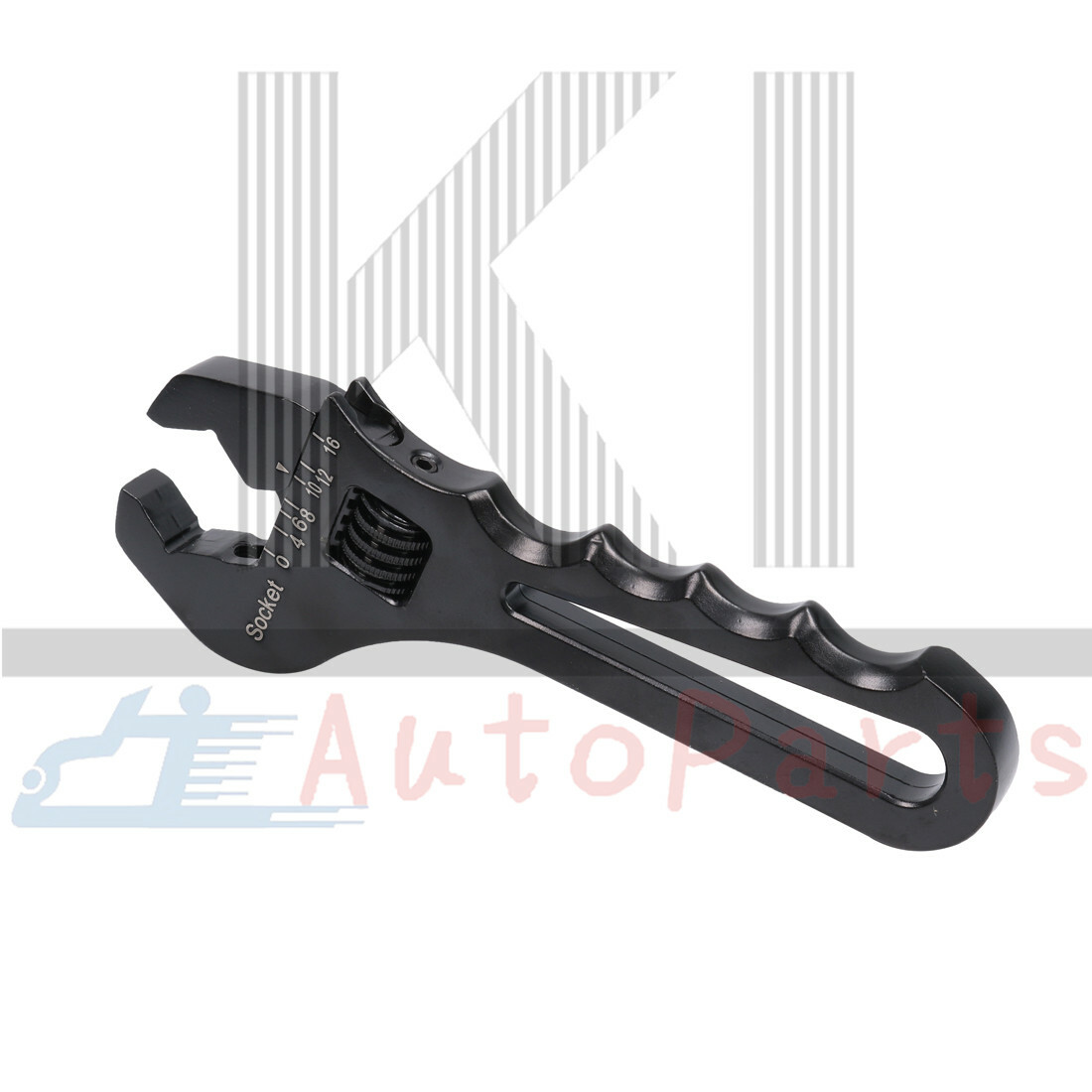Black Aluminum 3AN-16AN Adjustable Wrench For Hose End Fitting Tool Spanner