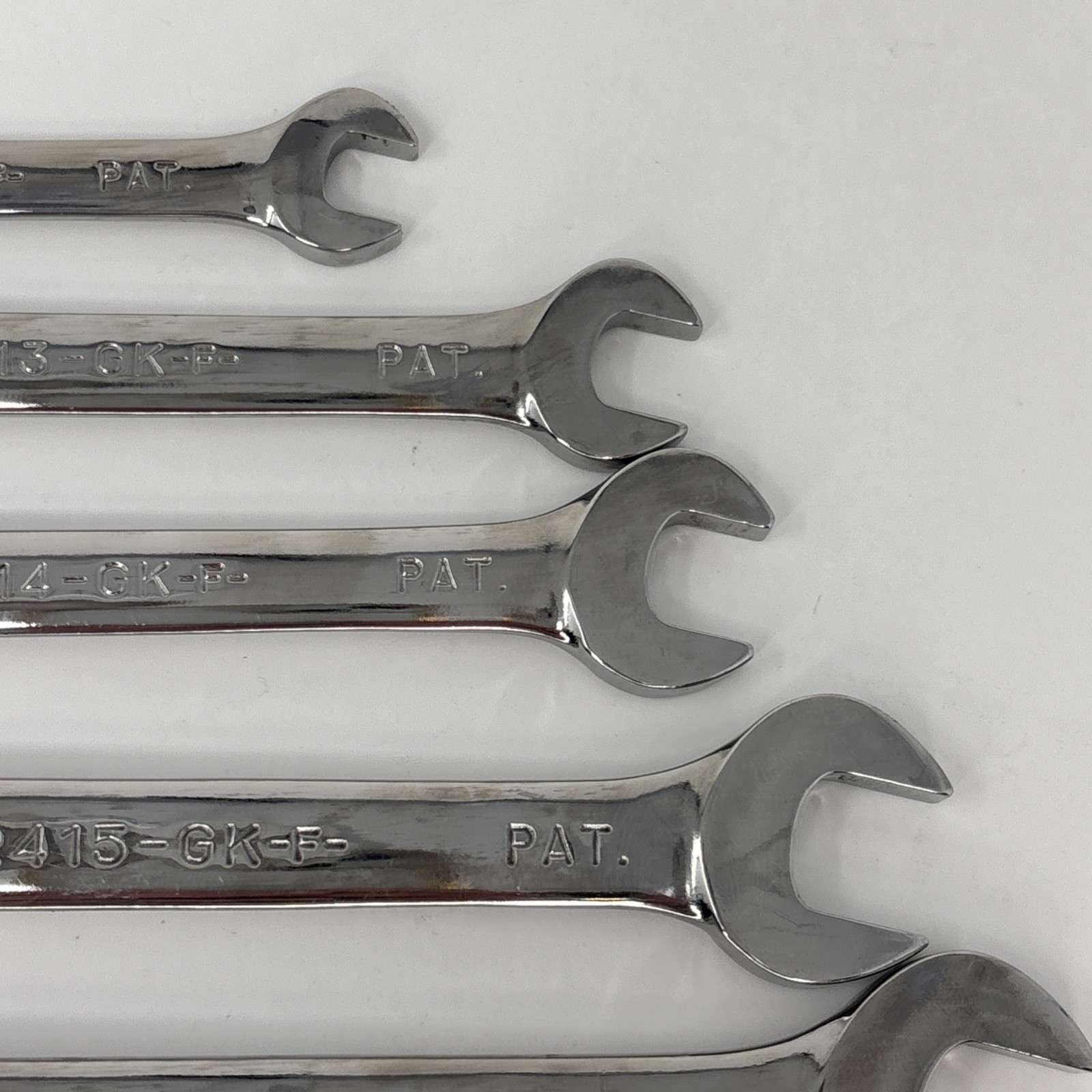 Craftsman SAE Ratcheting Wrench Set 12 Point Reversible 8pc GK F 42404 USA