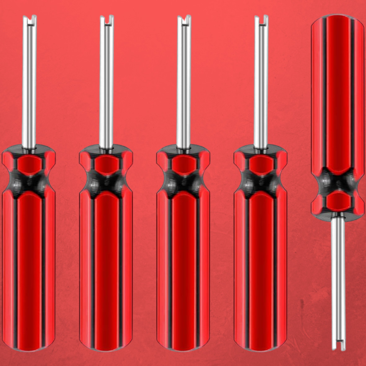 5x Car Auto Screwdriver Valve Stem Core Remover Tire Tube Installer Repair Tool