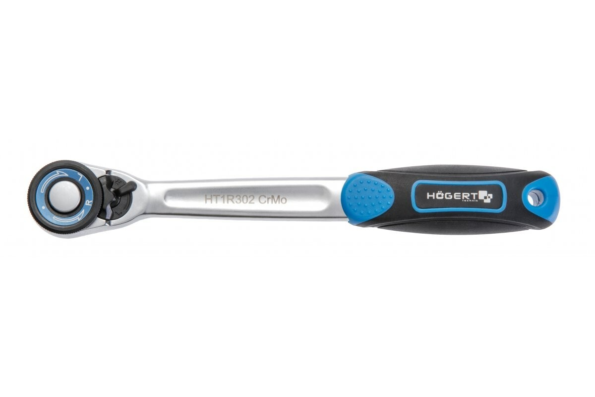 1/2″ Straight Ratchet Handle 72T – HT1R302 of Hogert