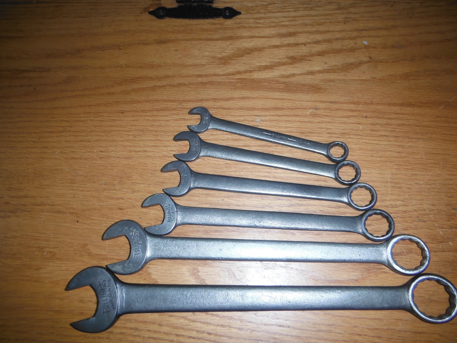 Vintage – BILLINGS VITALLOY – 7/16-7/8″ 12 Point – 6 pcs. Wrench Set USA