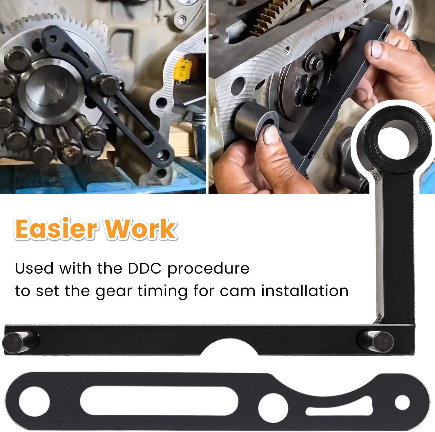 Idler 3 Cantilever J-47487+Crankshaft Locating Tool J-48630 for Detroit Diesel