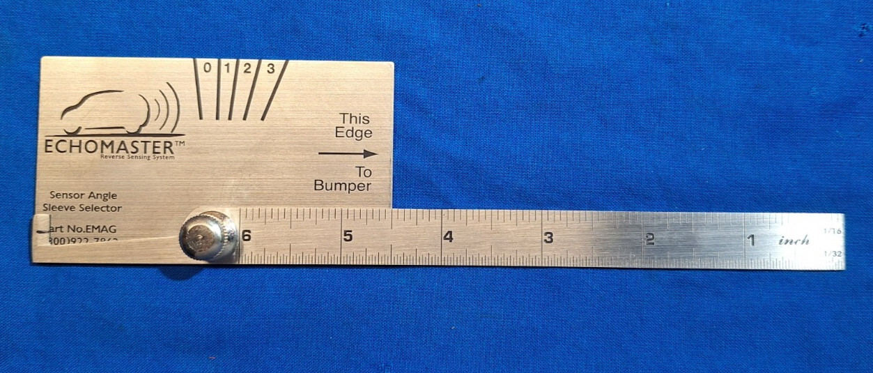 Echomaster EMAG Raer Camera sensor angle sleeve selector gauge