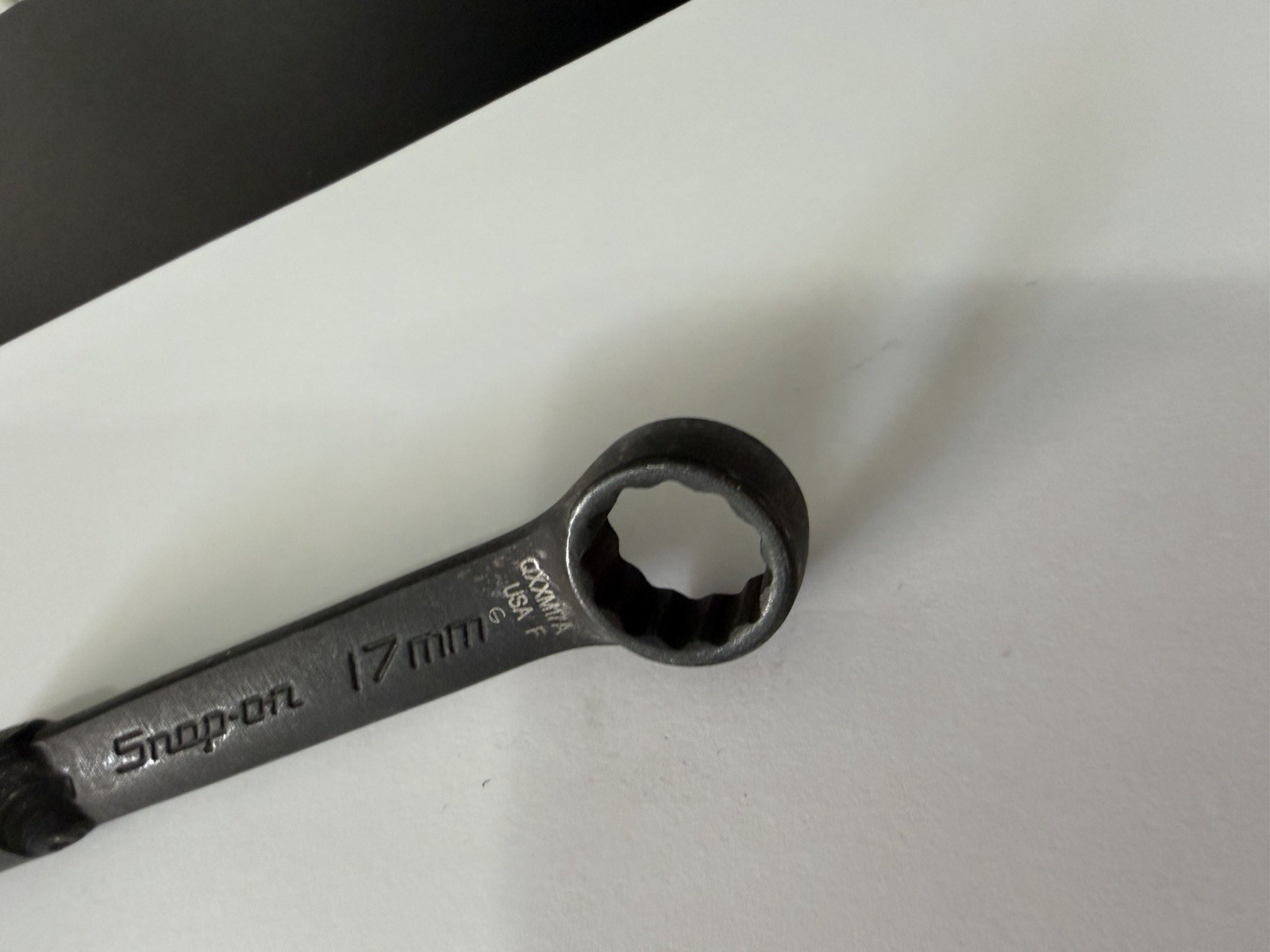 Snap On 17mm Square Drive 12-Point Box End 15° Offset Head X-Shank QXXM17A