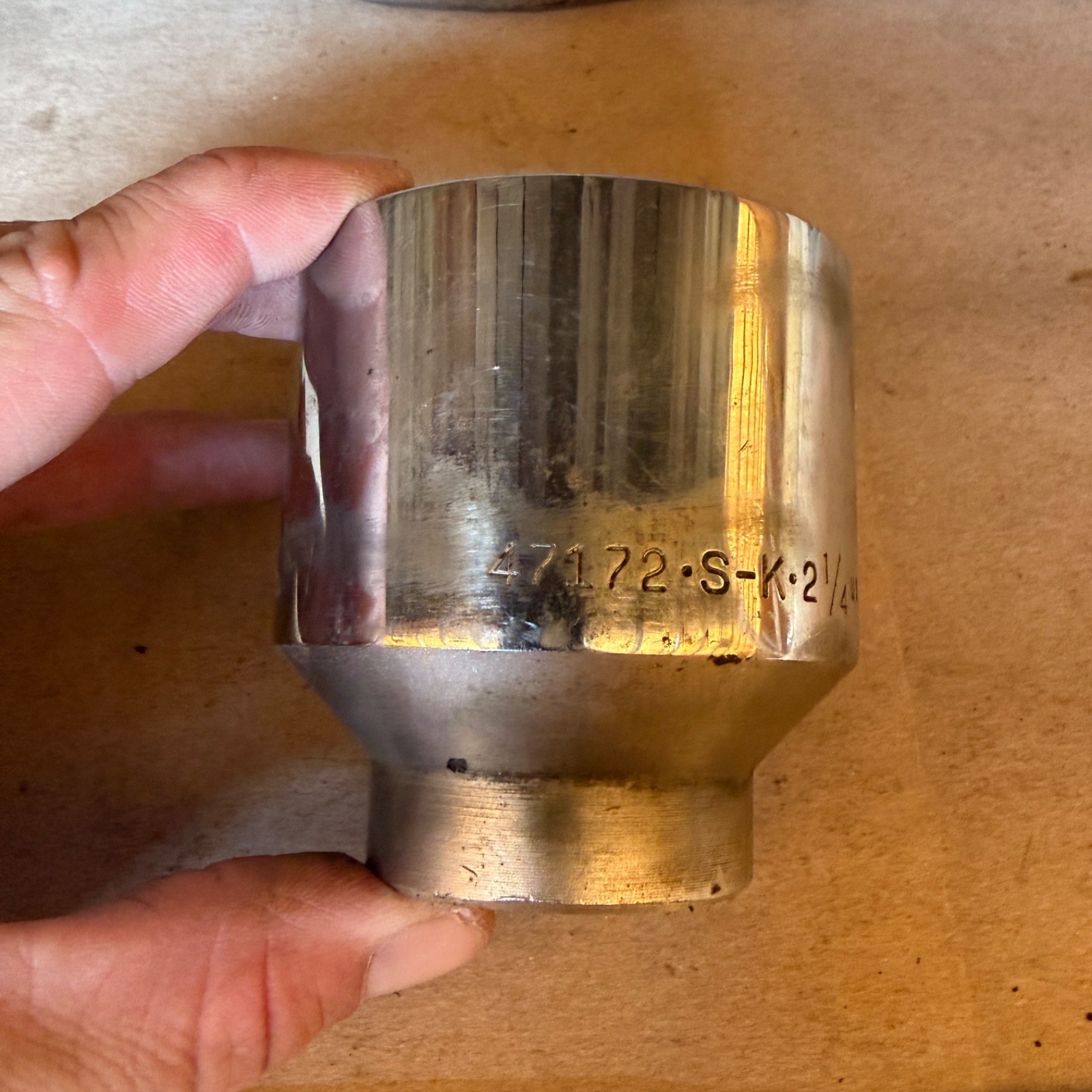 S-K SK Tools 2-1/4″ SHALLOW CHROME SOCKET 3/4″ DRIVE 12 pt 47172