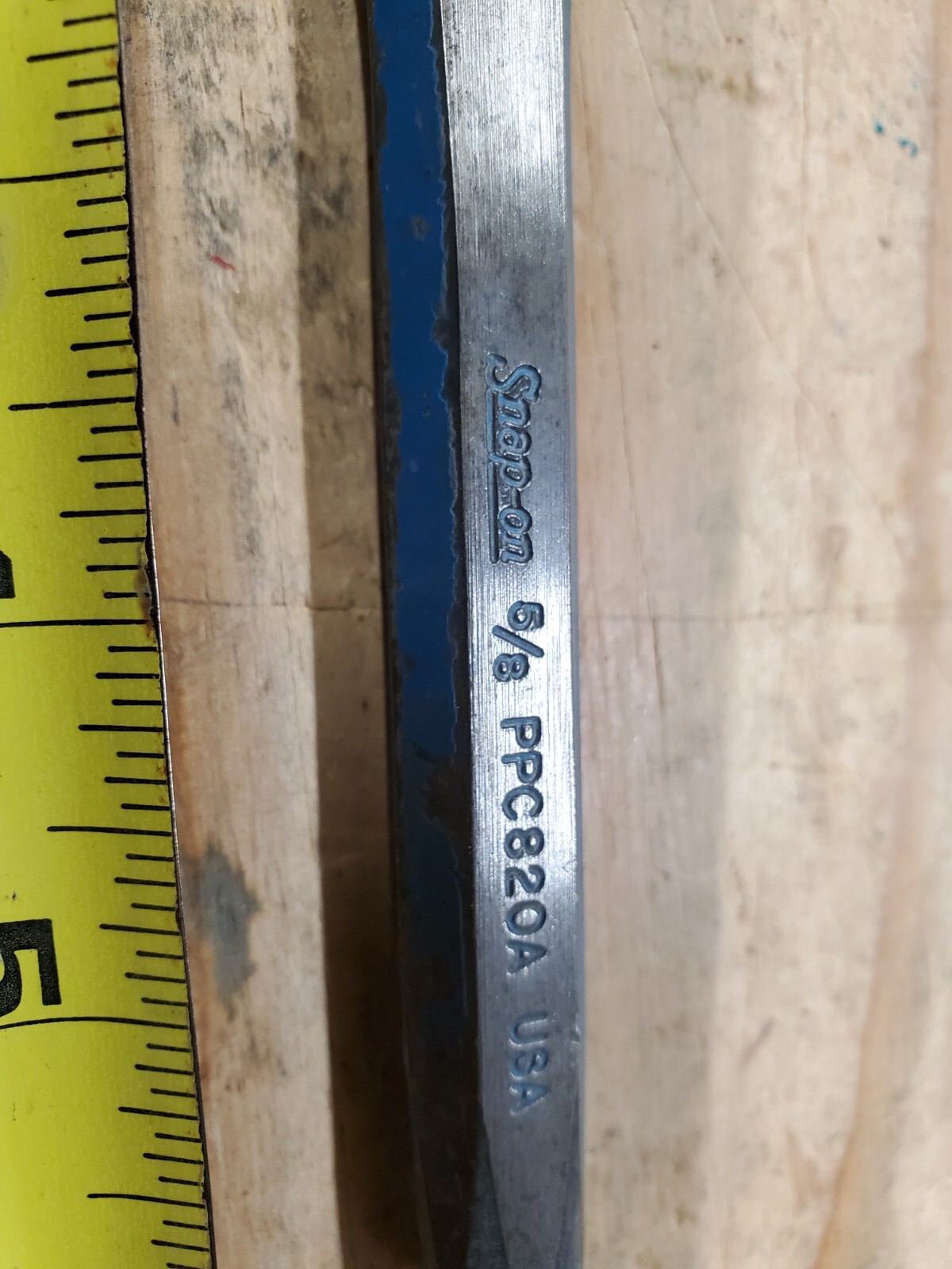 Snap-on Tools 6 1/2″ Length 5/8″ Flat Chisel PPC820A Clean and Sharp USA
